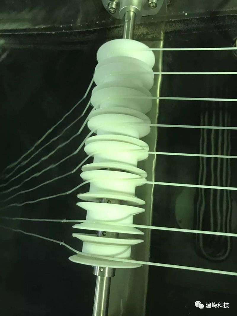 客戶現場紡絲驗收,開機紡絲一氣呵成